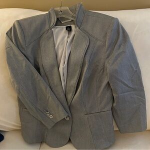 White House | Black Market Women's Gray Blazer size 8